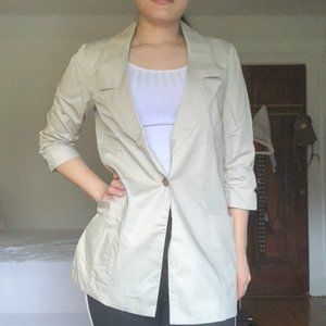 Elizabeth and James Tan Jacket